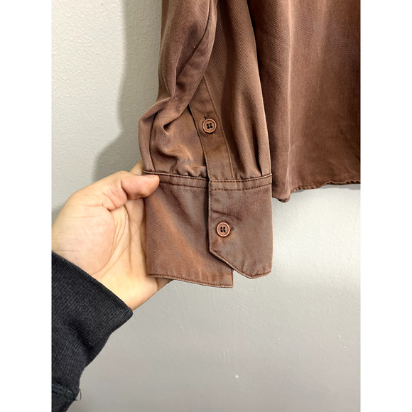 Reformation Brown Button Down Shirt - Picture 3 of 15
